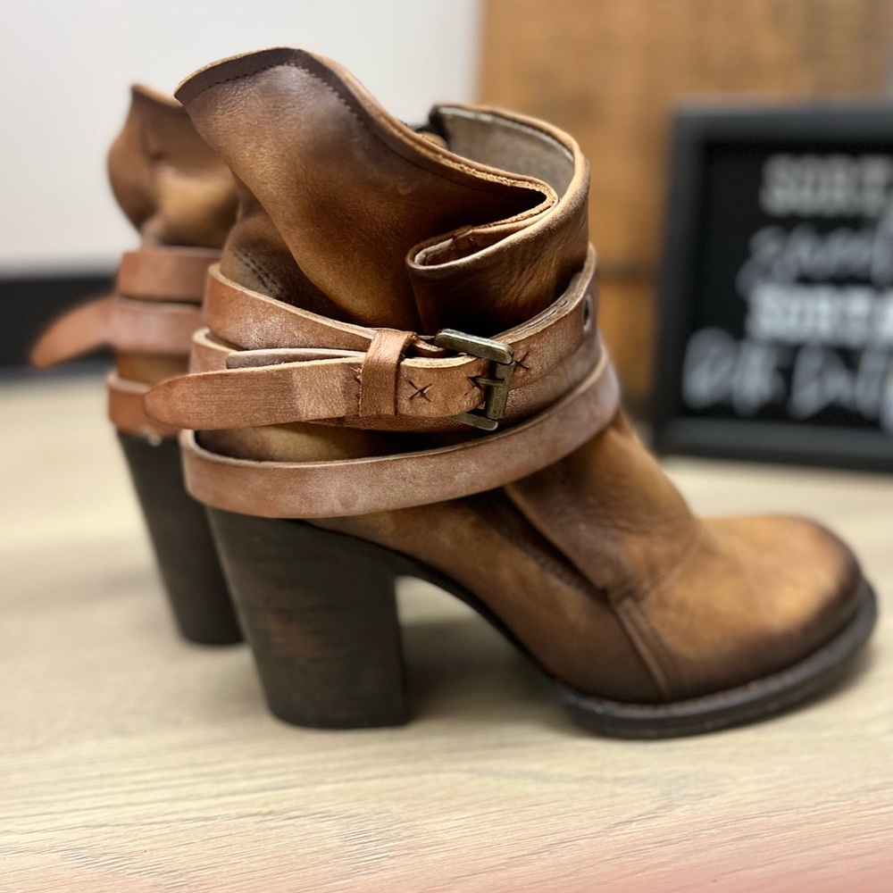 Freebird Leather Ankle Booties
